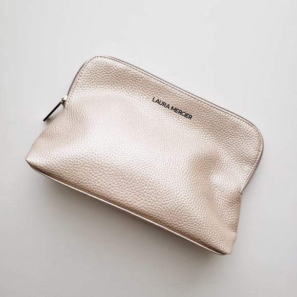 laura mercier Handbags - NWOT Laura Mercier Cosmetic Makeup Bag Rose Gold